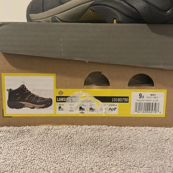 Keen Utility Work Boots | Size - 9D | Color - Raven / Tawny Olive | Steel Toe - Picture 11 of 11